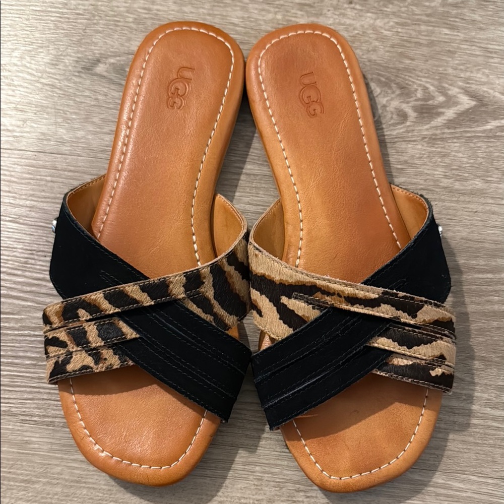 Ugg Kenleigh Tiger Stripe Slides